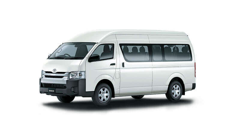 Toyota Hiace private transfer minibus